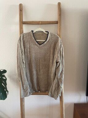 Cortina Italia Chenille Sweater, Mens M